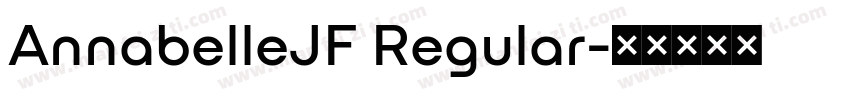 AnnabelleJF Regular字体转换